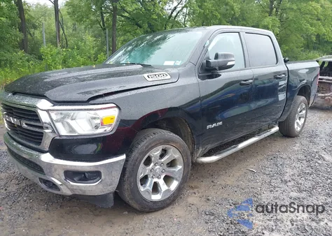 2021 Ram 1500 Big Horn 4X4 5'7 Box from USA, damaged, VIN 1C6SRFFT7MN633940